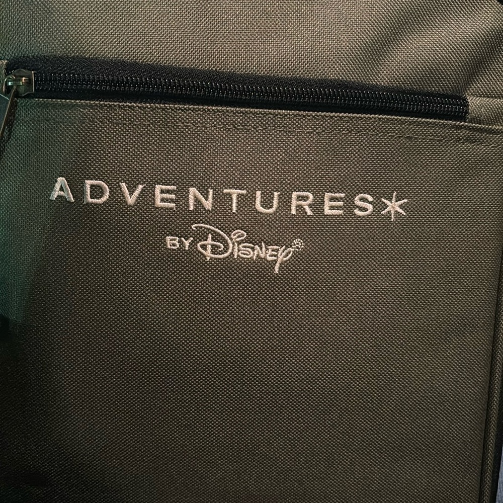 Adventures by Disney Collection green foldable duffle travel bag